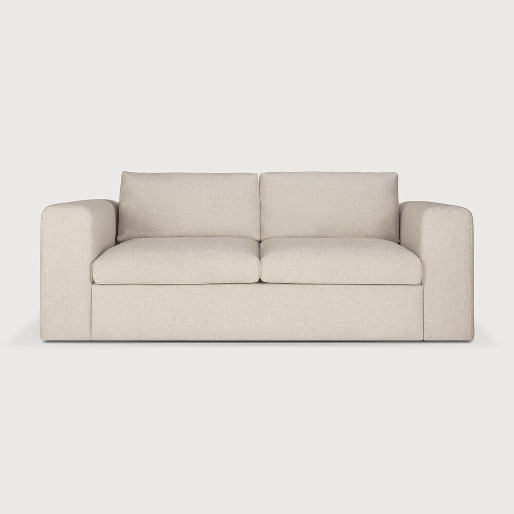 Ethnicraft Mellow 2,5‑zits bank in Off White – stijlvol comfort voor elke woonkamer