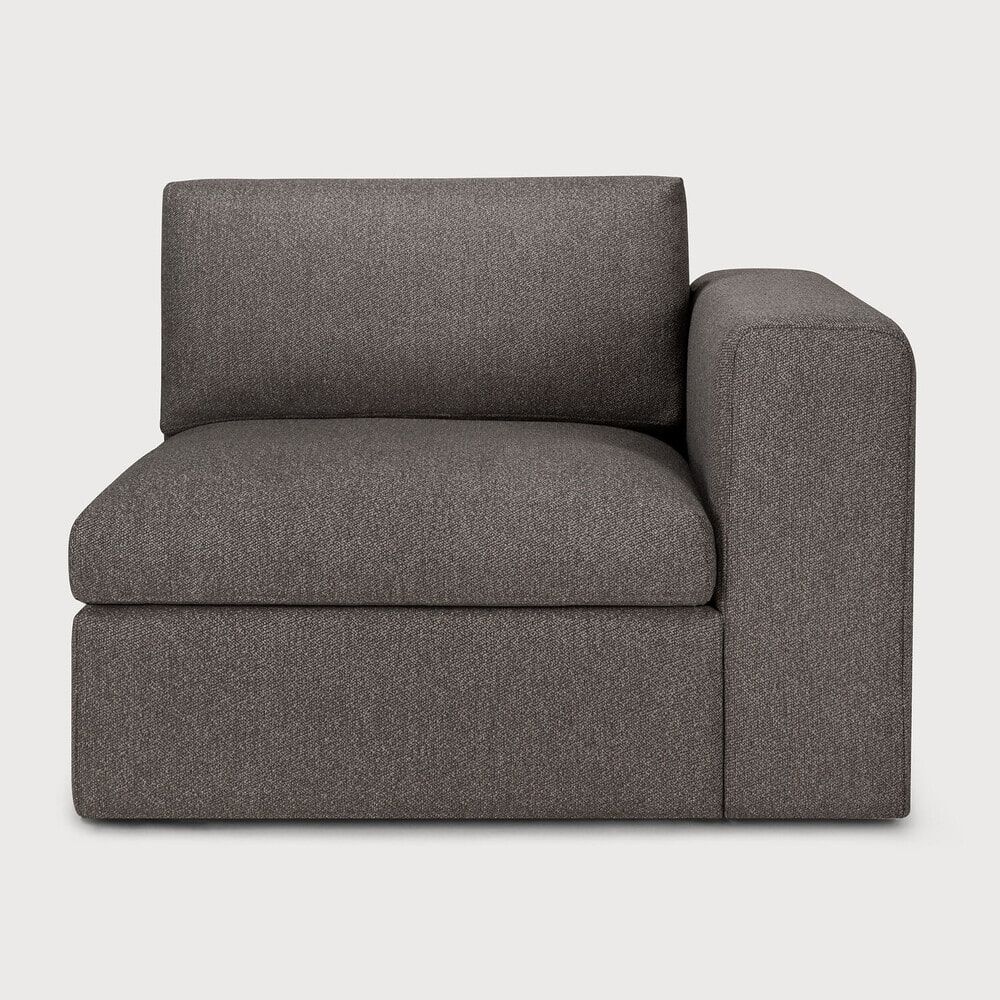 Ethnicraft Mellow Modulaire Hoekbank – Comfort en Flexibiliteit in Granietgrijs