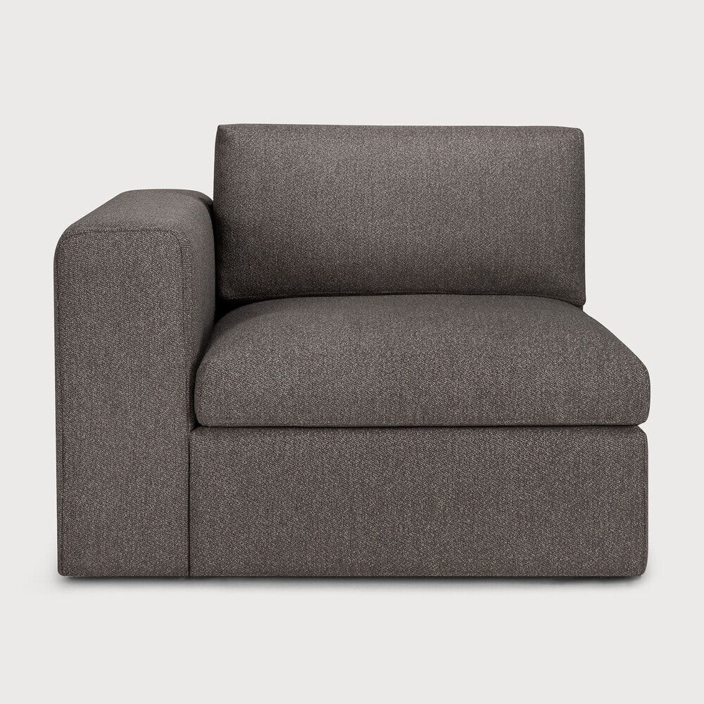 Ethnicraft Modulaire Hoekbank Mellow – Rechts arm, kleur Granite