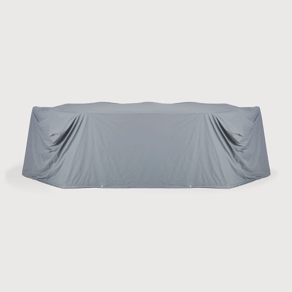 Ethnicraft Regenhoes Raincover – Grijs voor Tuintafel 162 cm met 6 stoelen