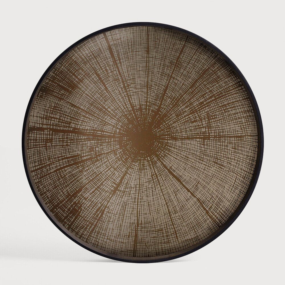 Ethnicraft Rond Dienblad Slice 61 cm – Tijdloos Brons Design