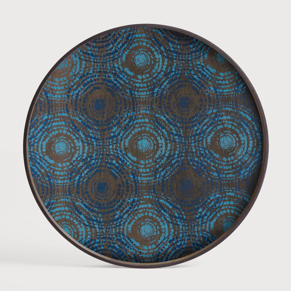 Ethnicraft Rond Dienblad Tribal Quest 61 cm – Seaside