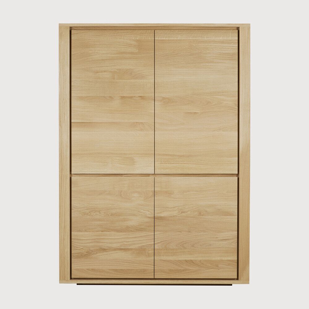 Ethnicraft Shadow Opbergkast – Massief eiken, 160 × 115 cm, Naturel