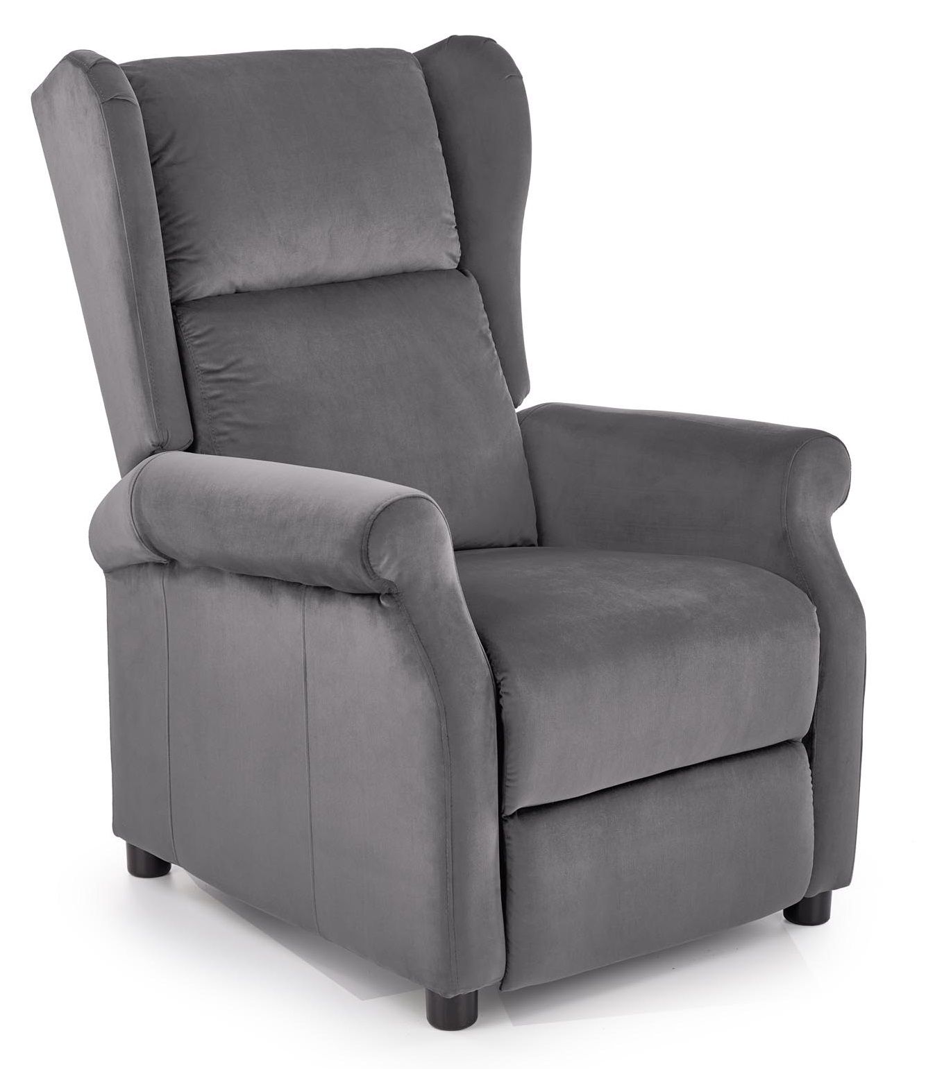 Fauteuil Agustin – Comfortabele grijze designfauteuil van Home Style