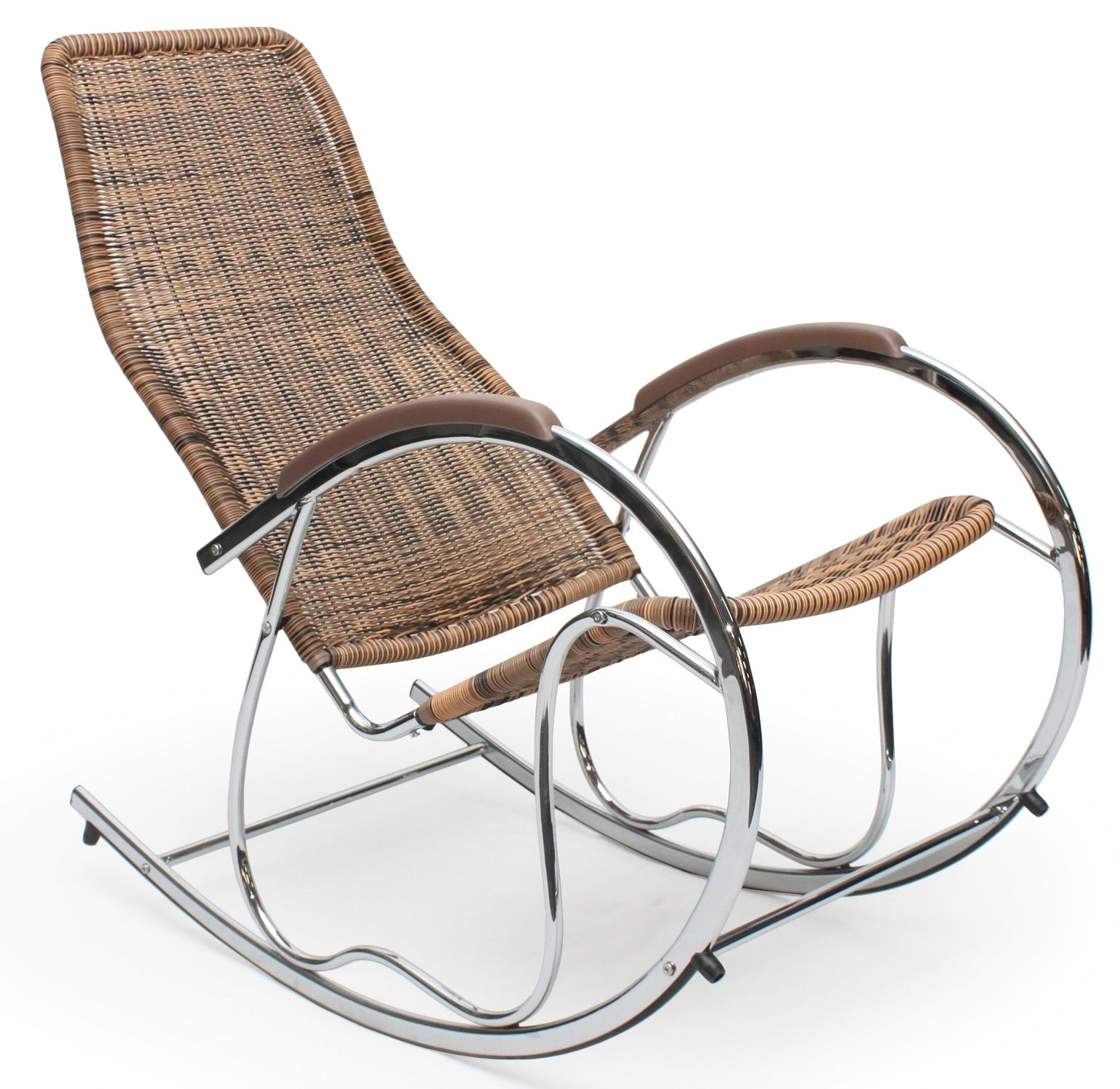 Fauteuil Ben – Moderne Bruine Rotan Relaxstoel voor de Stijlvolle Woonkamer