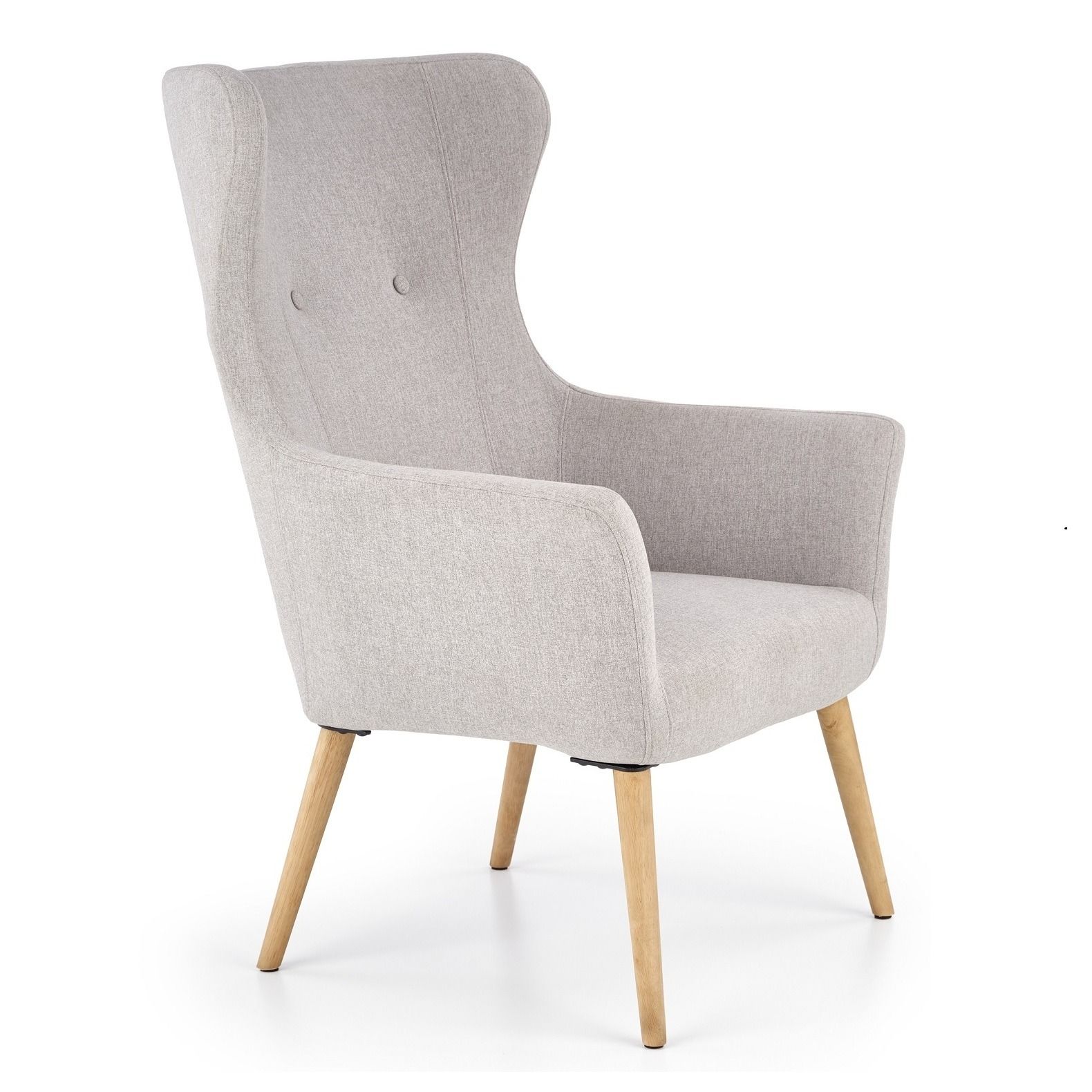 Fauteuil Cotto in lichtgrijs – luxe en comfort voor elke woonkamer