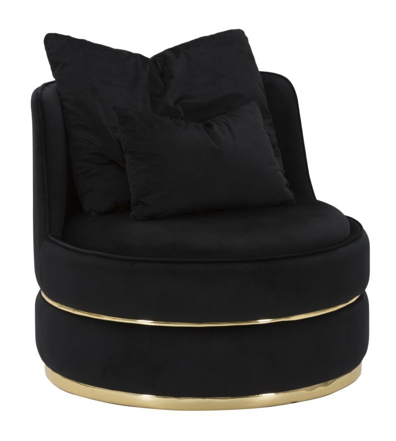 Fauteuil Paris Space Nero‑Goud – Luxe zitcomfort met een eigentijdse twist
