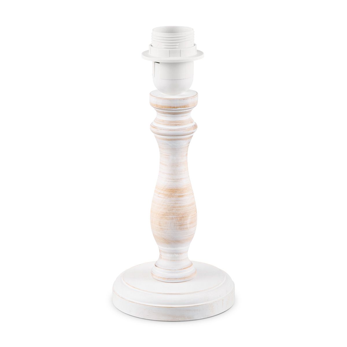 Femme vintage witte tafellamp – ronde basis 27 cm, elegant en compact