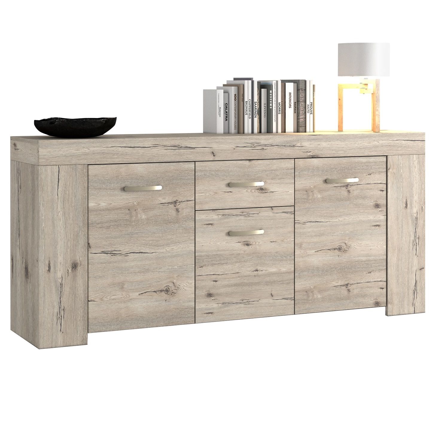 Forest Dressoir 200 cm – Elegante Opbergruimte in Eikenhouten Design