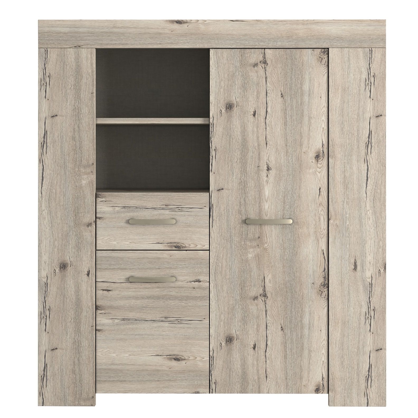 Forest Opbergkast 135×150 cm – Stijlvolle eikenhouten opbergruimte met soft‑close