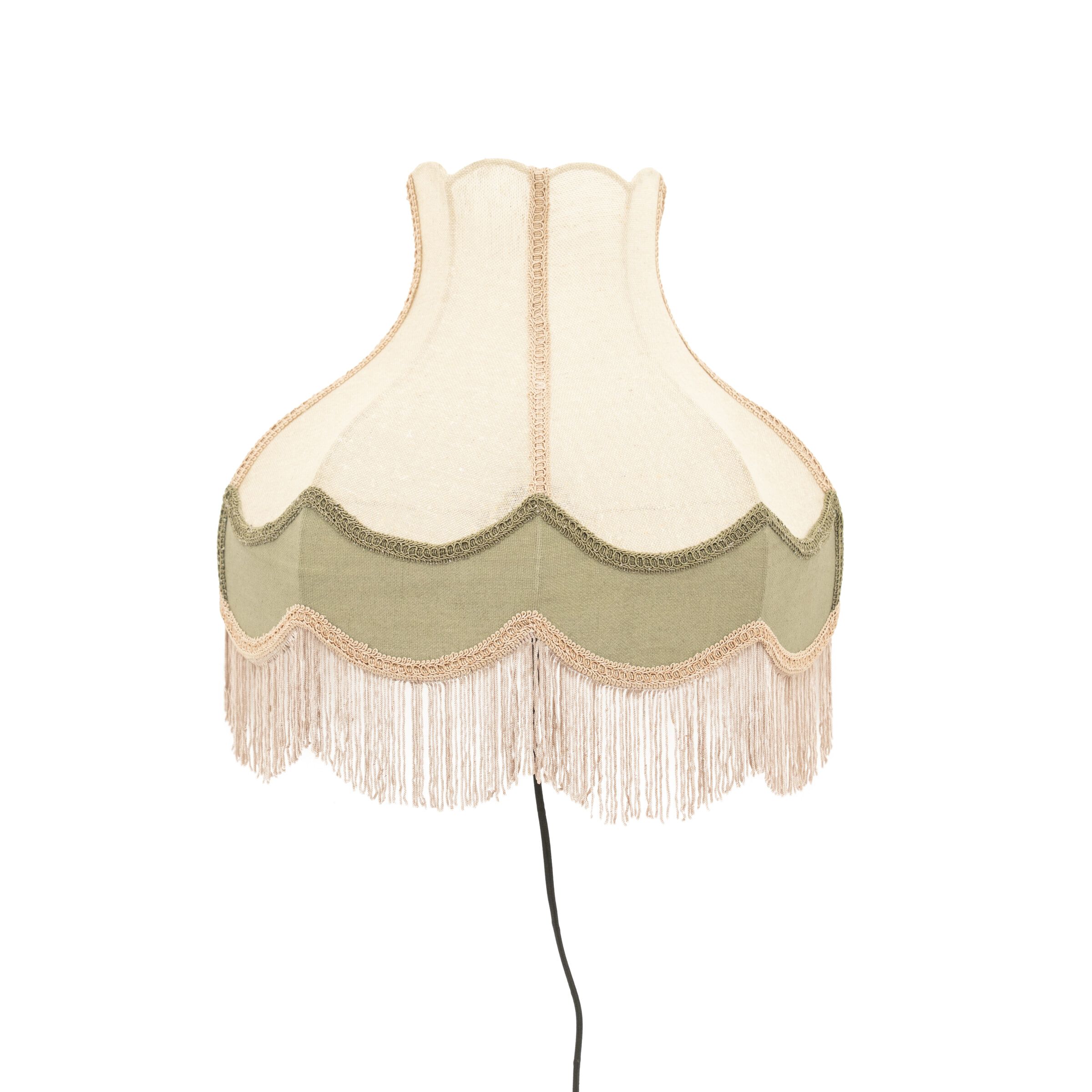 Fringaloo Wandlamp van By‑Boo – Groen, Natuurlijk & Sfeervol