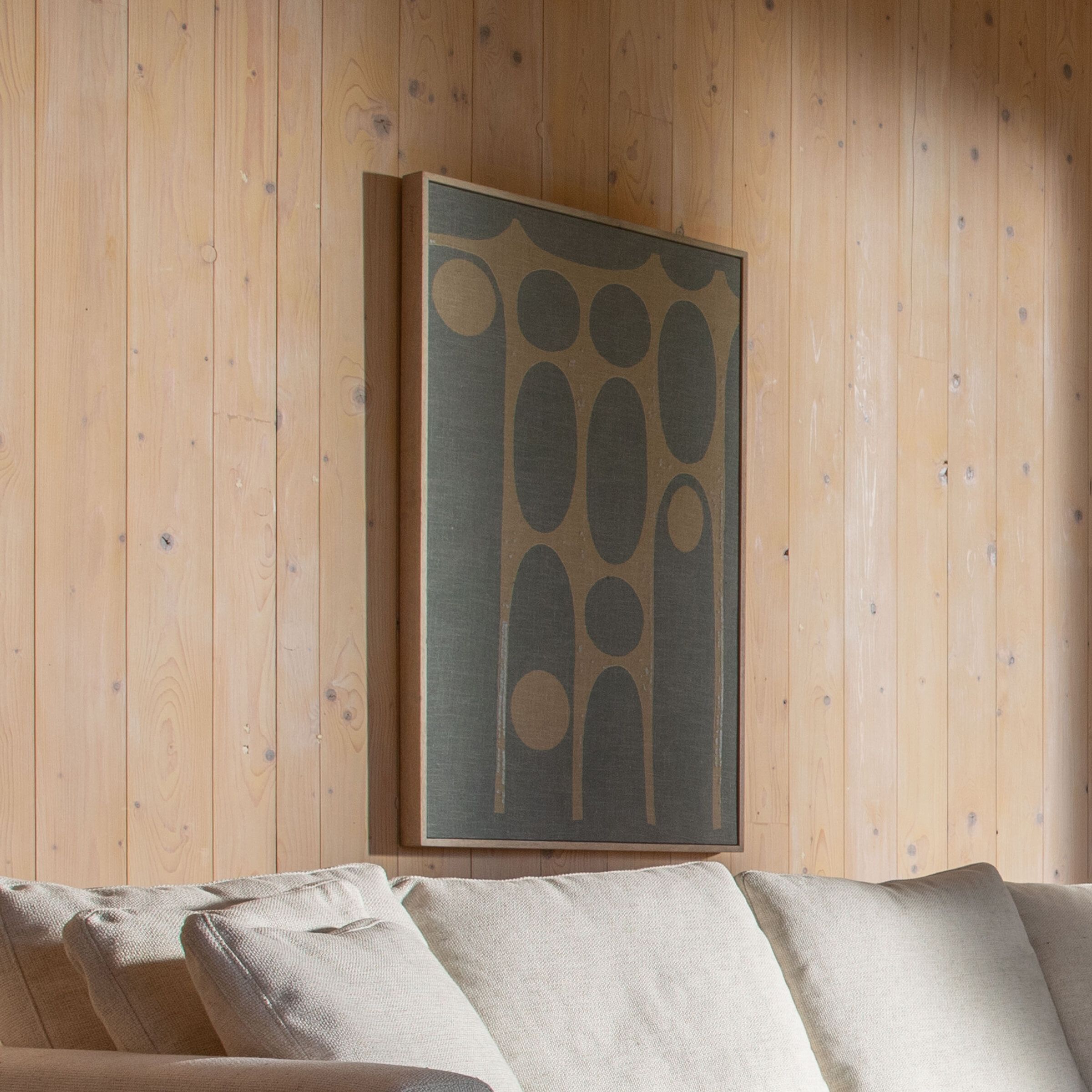 Galaxy wanddecoratie – Betoverende Melkweg in blauw en beige