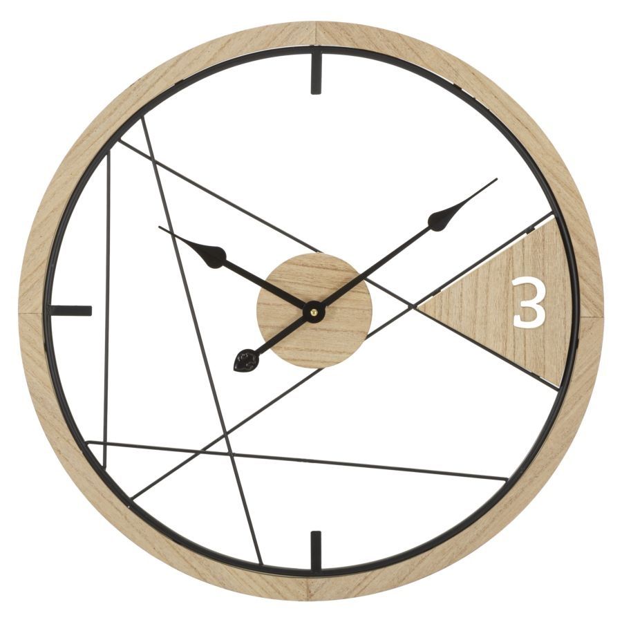 Geometrische Wandklok van Mauro Ferretti – Modern Design Ø 60 cm
