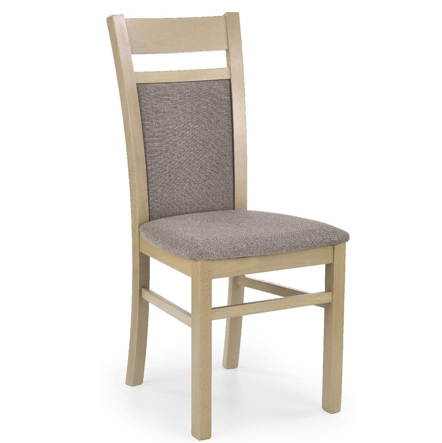 Gerard eetkamerstoel – sonoma eiken & beige, tijdloos comfort