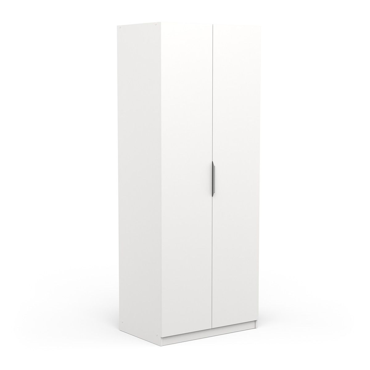 Ghost inloopkast met twee deuren – strak wit, 80×203 cm