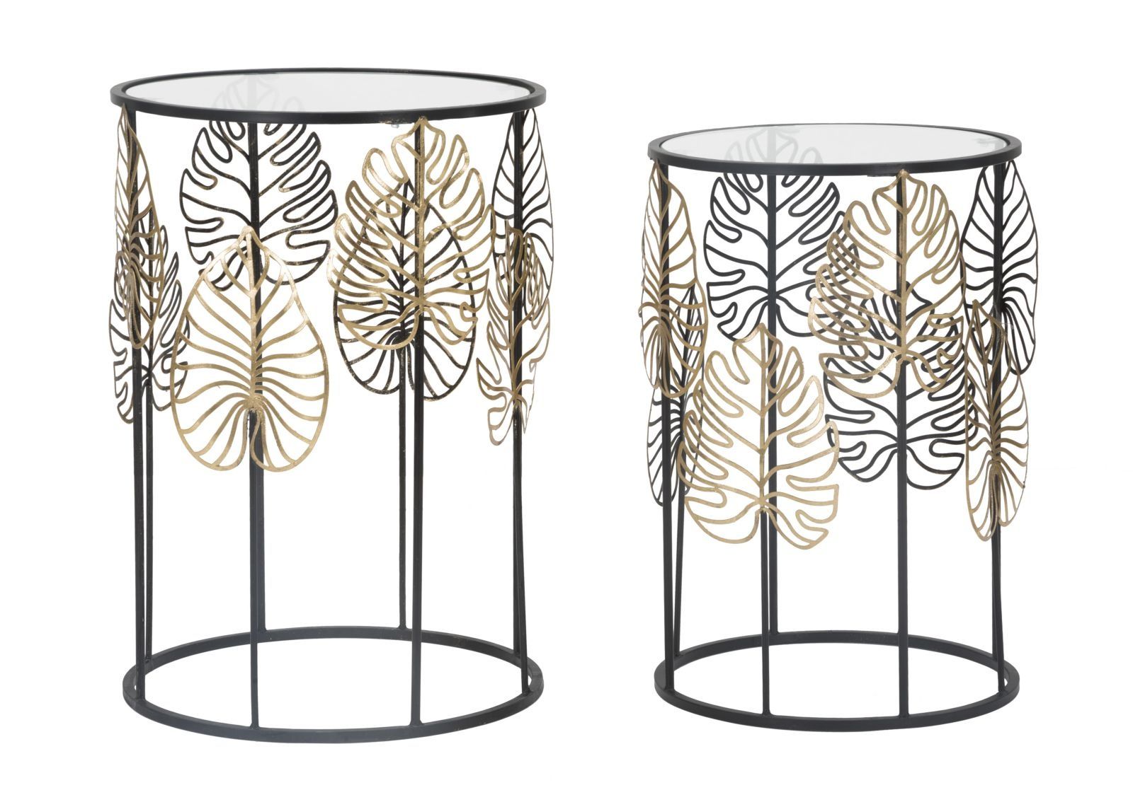Glam Coppia Bijzettafel – Ronde Glanzende Houten Tafel van Mauro Ferretti