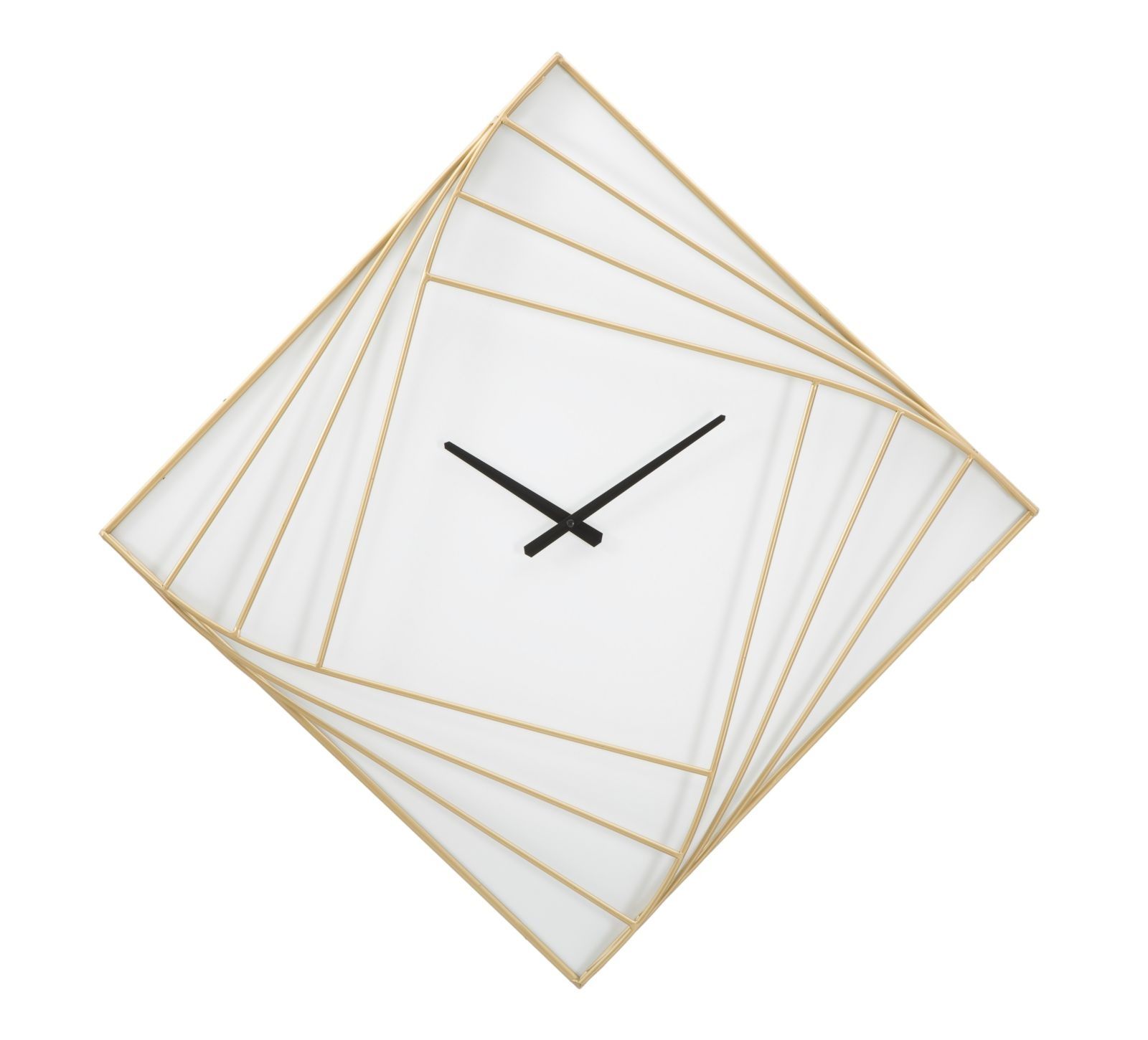 Goldy Line Wandklok van Mauro Ferretti – Moderne Tijdwaarneming in Luxe Goud