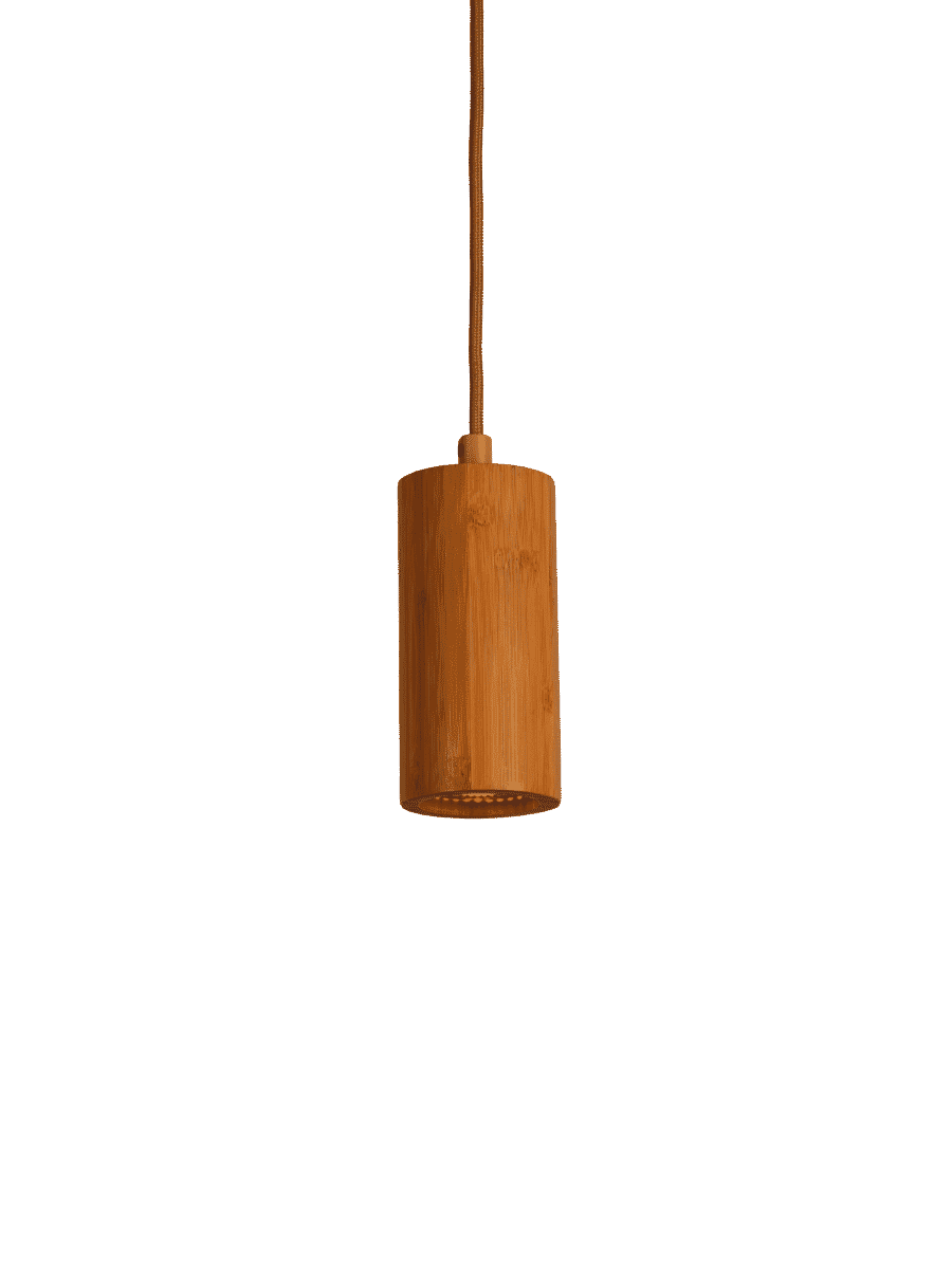 Good&Mojo Hanglamp Java Bamboe – Natuurlijke verlichting in 12 cm