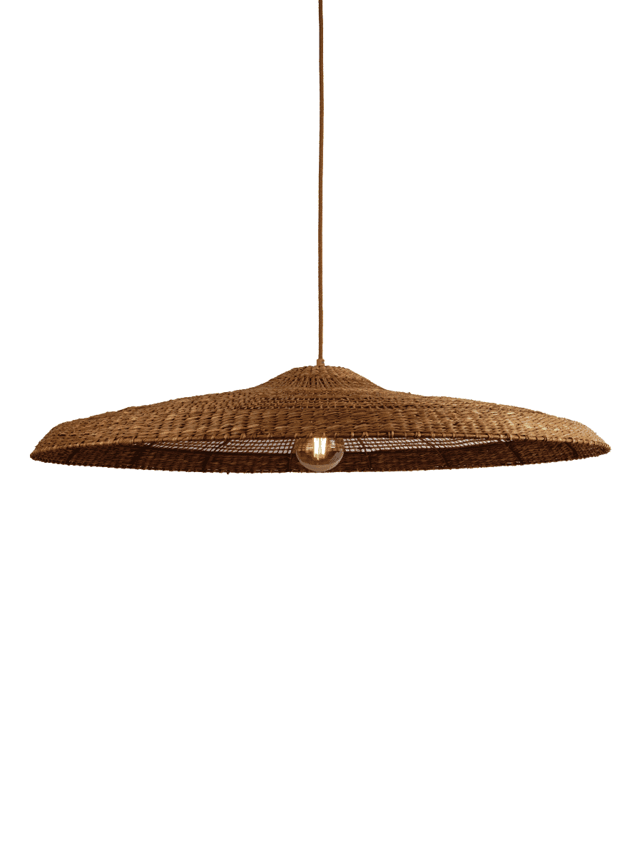GOOD&MOJO Hanglamp Santorini Zeegras 75 cm – Naturele uitstraling voor elke ruimte