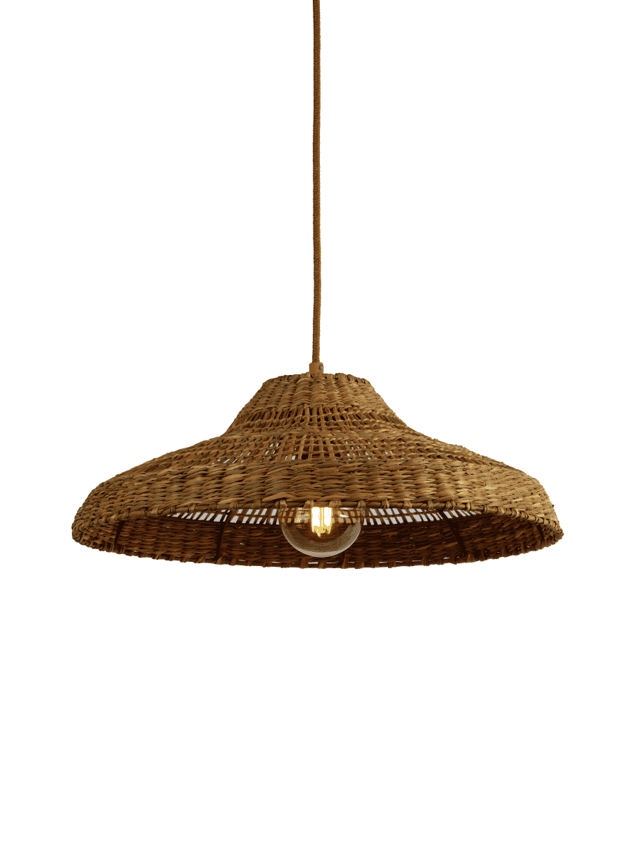 GOOD&MOJO Hanglamp Santorini Zeegras – Naturele 60 cm Hanglamp