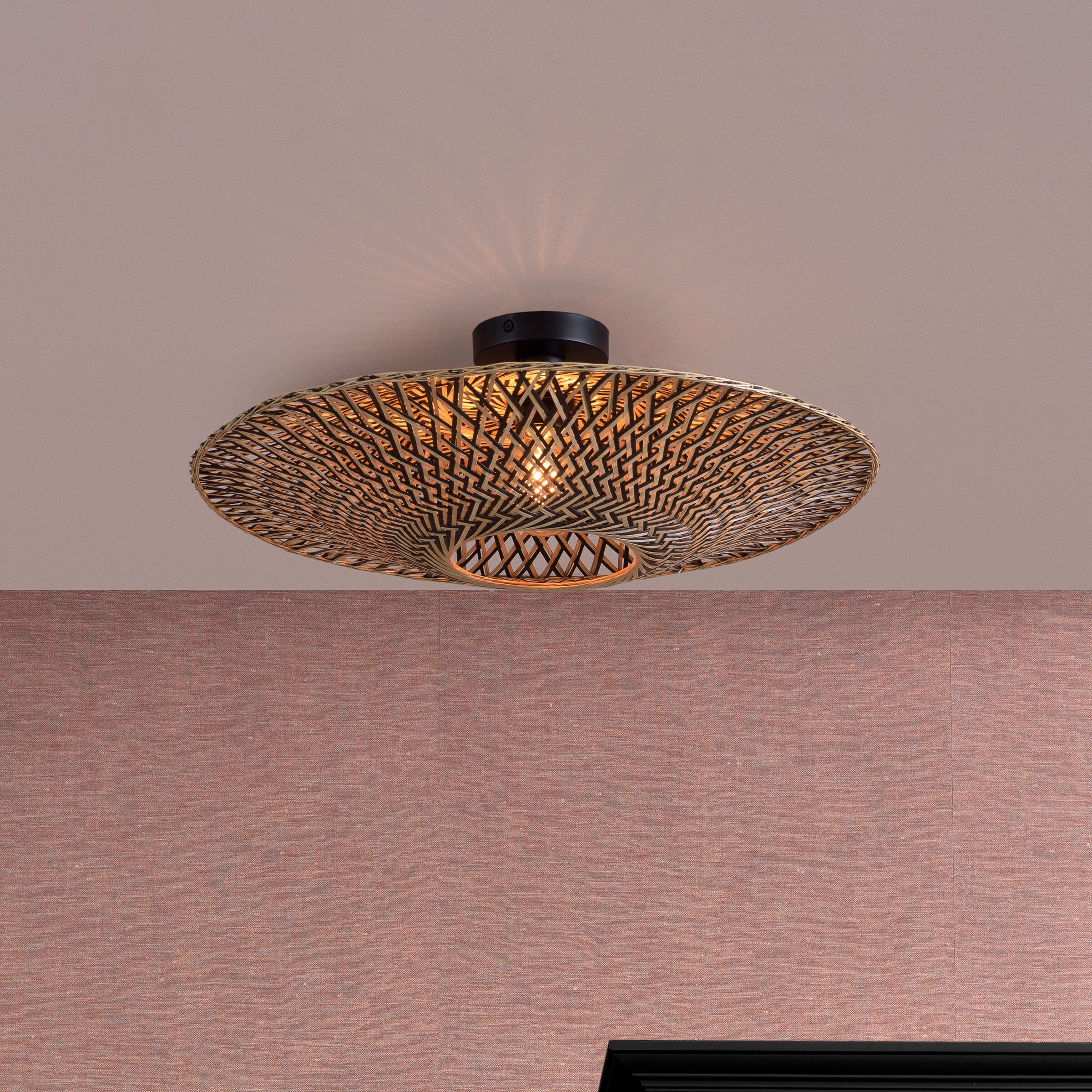 GOOD&MOJO Plafondlamp Bali – Natuurlijke Bamboe‑Elegantie voor elk Interieur