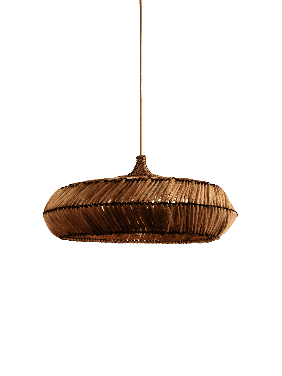 GOOD&MOJO Rinjani Hanglamp – Natuurlijke lichtbundel in elegant Abaca