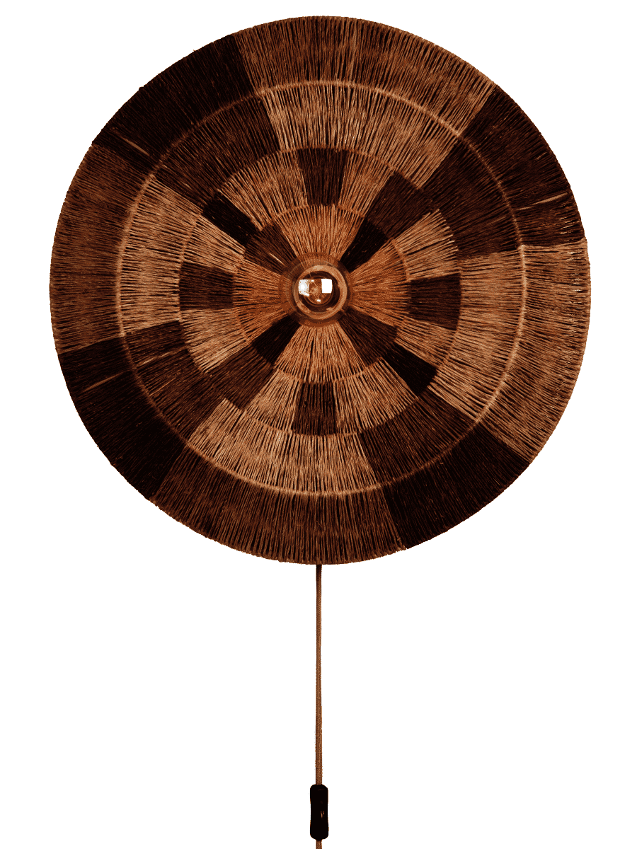 GOOD&MOJO Wandlamp Serengeti Jute – Natuurlijke warmte in bruine tint