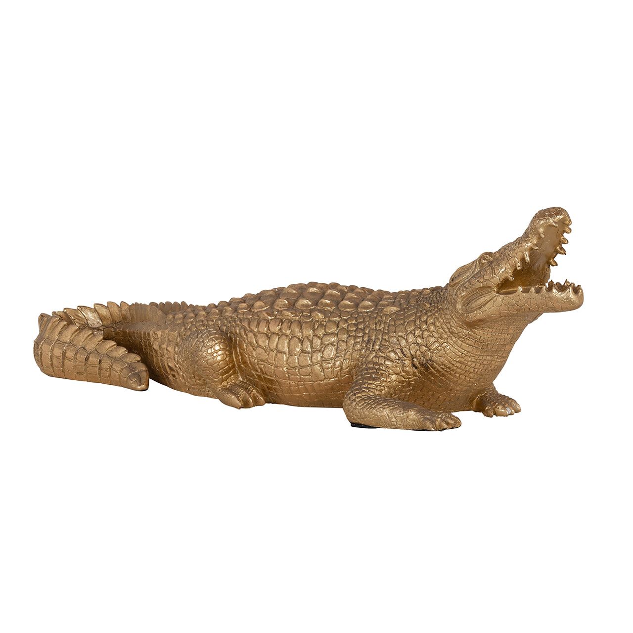 Gouden Crocodile Decoratie van Richmond – 62 cm Luxe Accessoire voor elke ruimte