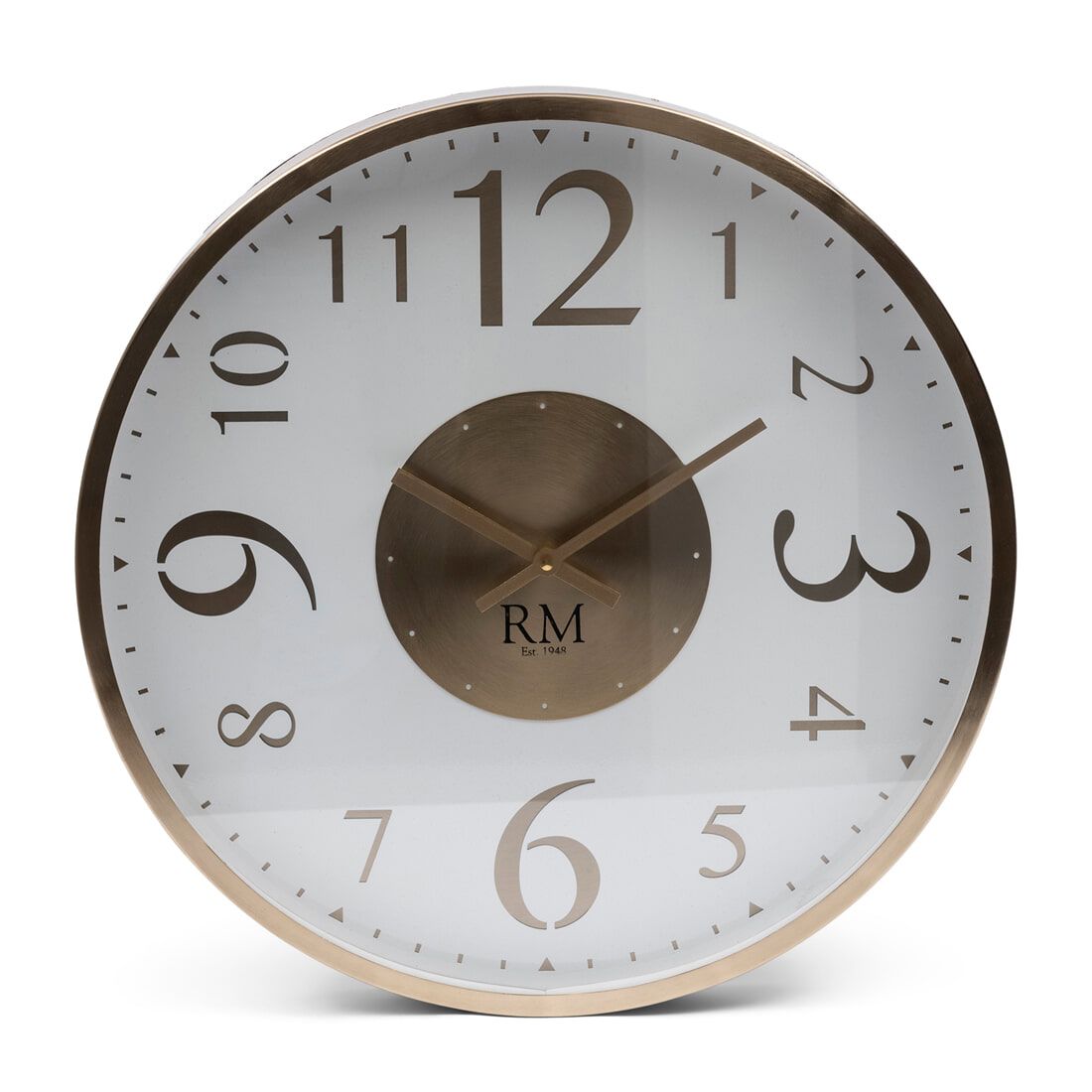 Gouden Rivièra Maison Wandklok Venosa 51 cm – Luxe & Moderne Tijdwaarneming