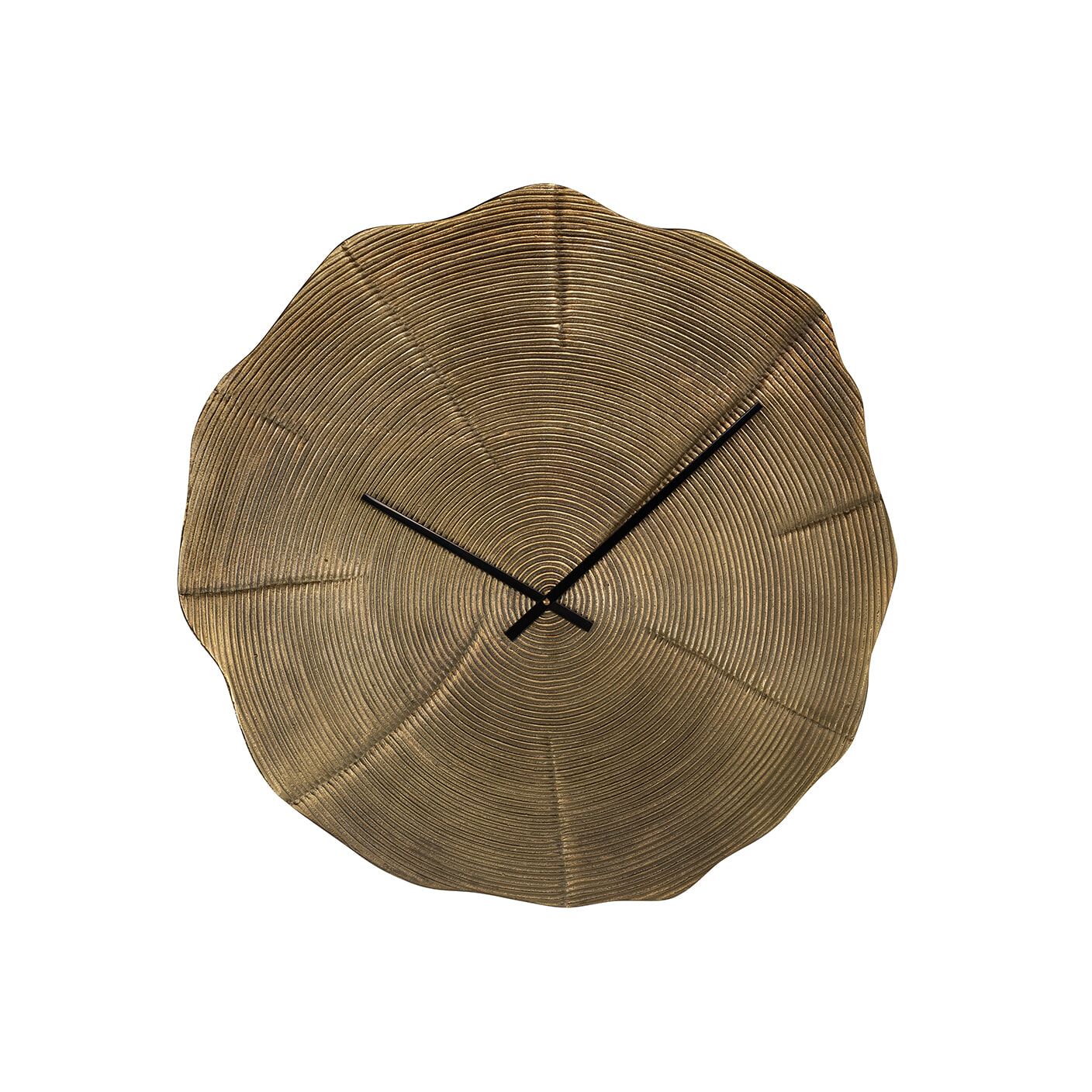 Goudkleurige Richmond Alien Wandklok 70 cm – Stijlvolle Tijdwaarneming voor Modern Interieur