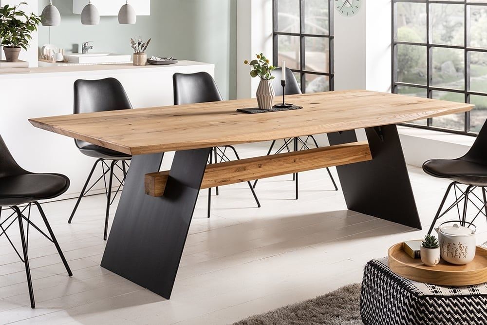 Grand Oak eettafel 200 cm – massief eiken, natuurlijk design