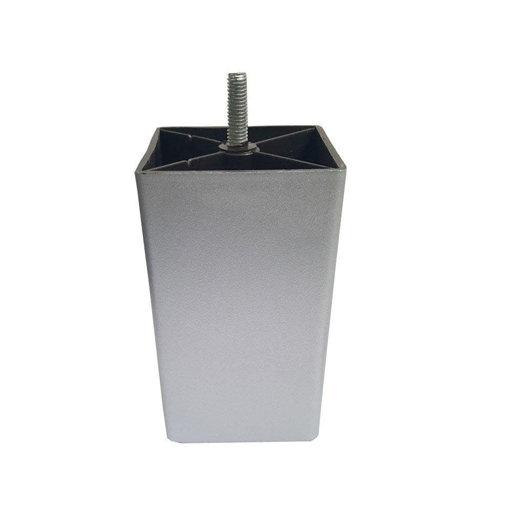 Grijze kunststof meubelpoot 7×7 cm – stijlvol en robuust voor elk interieur