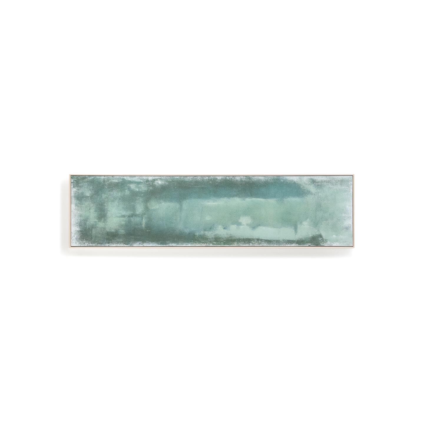 Groen abstract schilderij Selnar van Kave Home – 182 × 47 cm