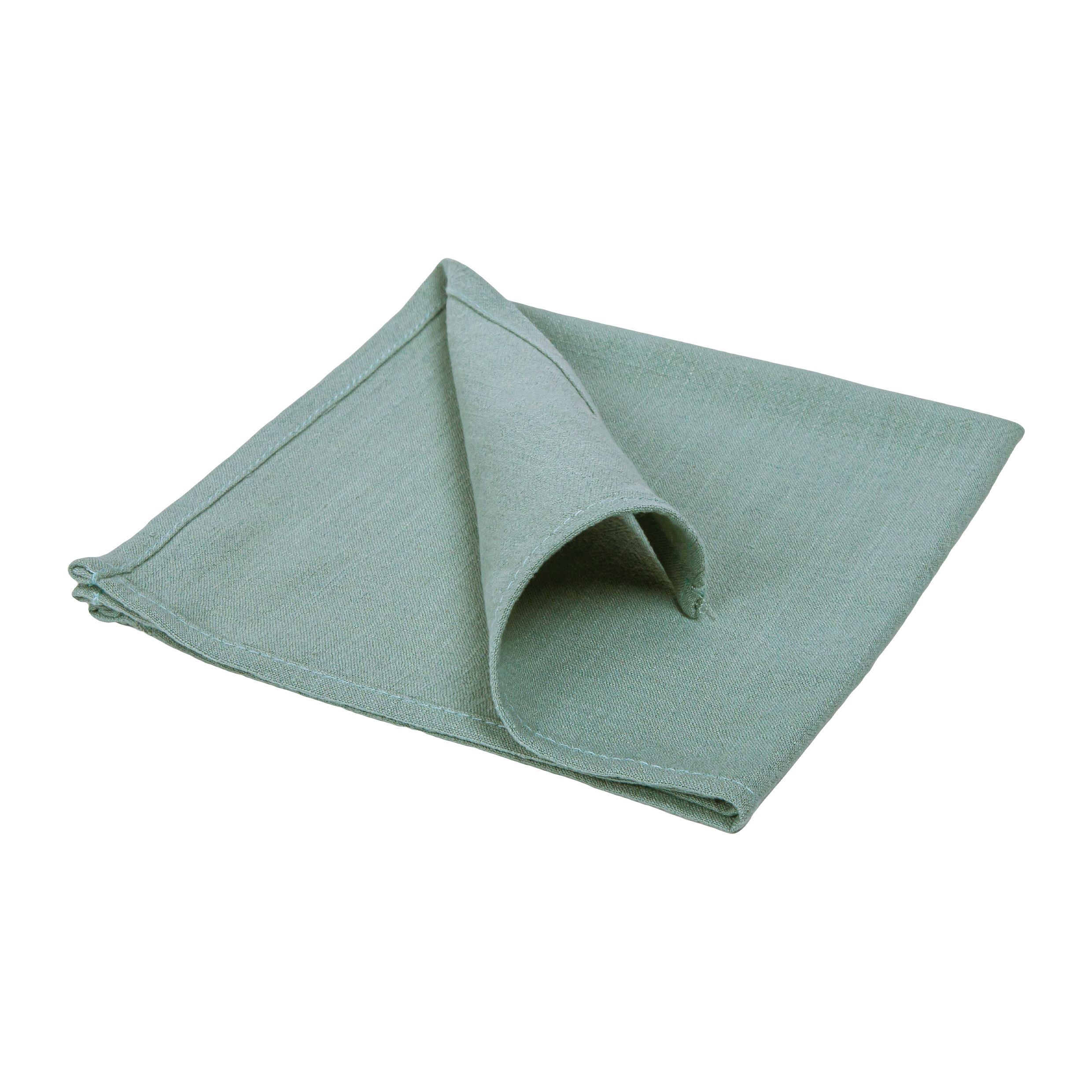 Groen katoenen servet 40×40 cm – QUVIO, stijlvol & duurzaam