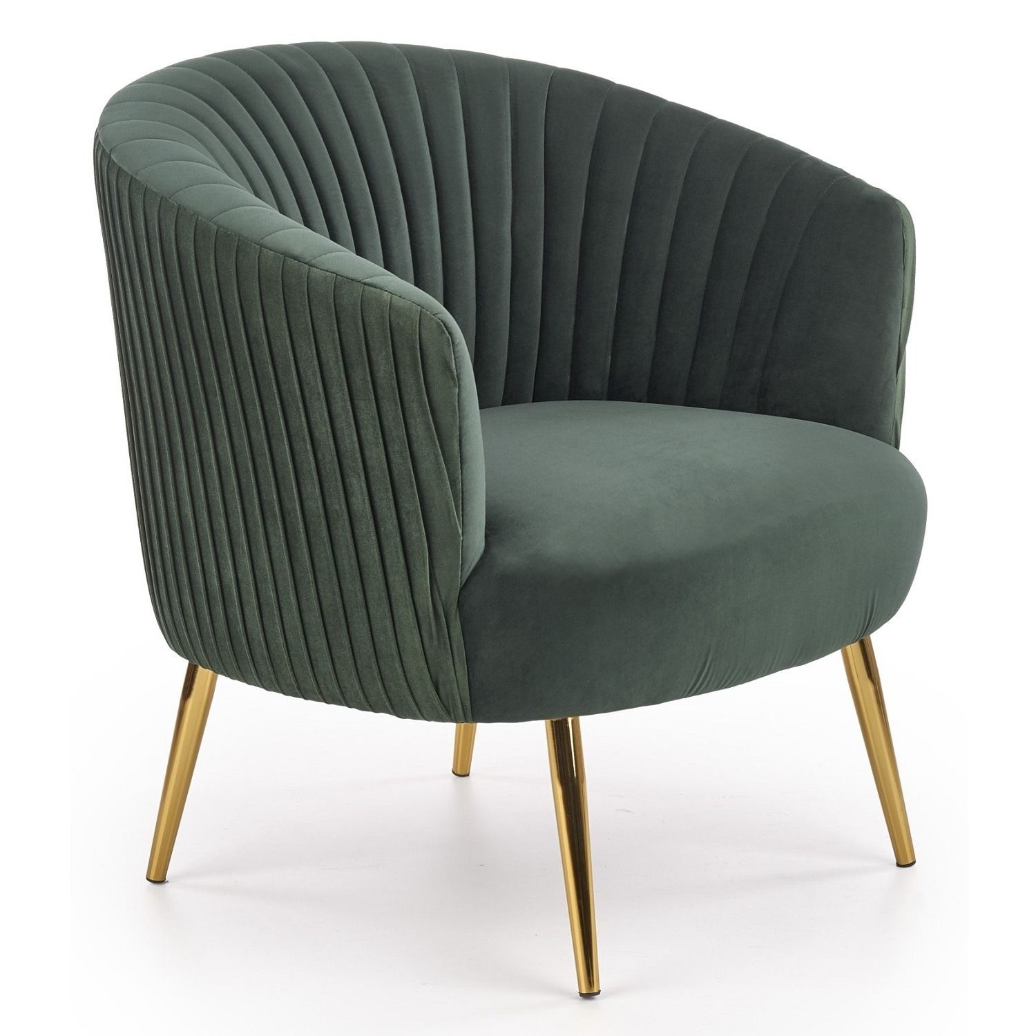 Groene Crown Fauteuil – elegant comfort voor elke woonkamer