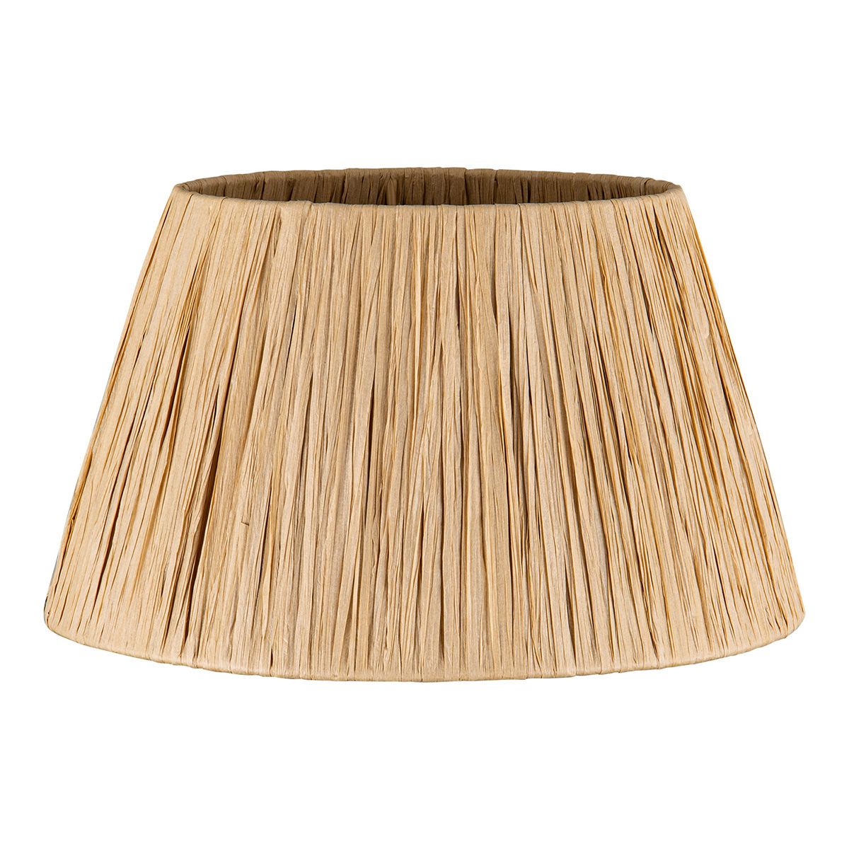 Handgeweven conische raffia lampenkap – Boheemse charme voor woonkamer en eetkamer