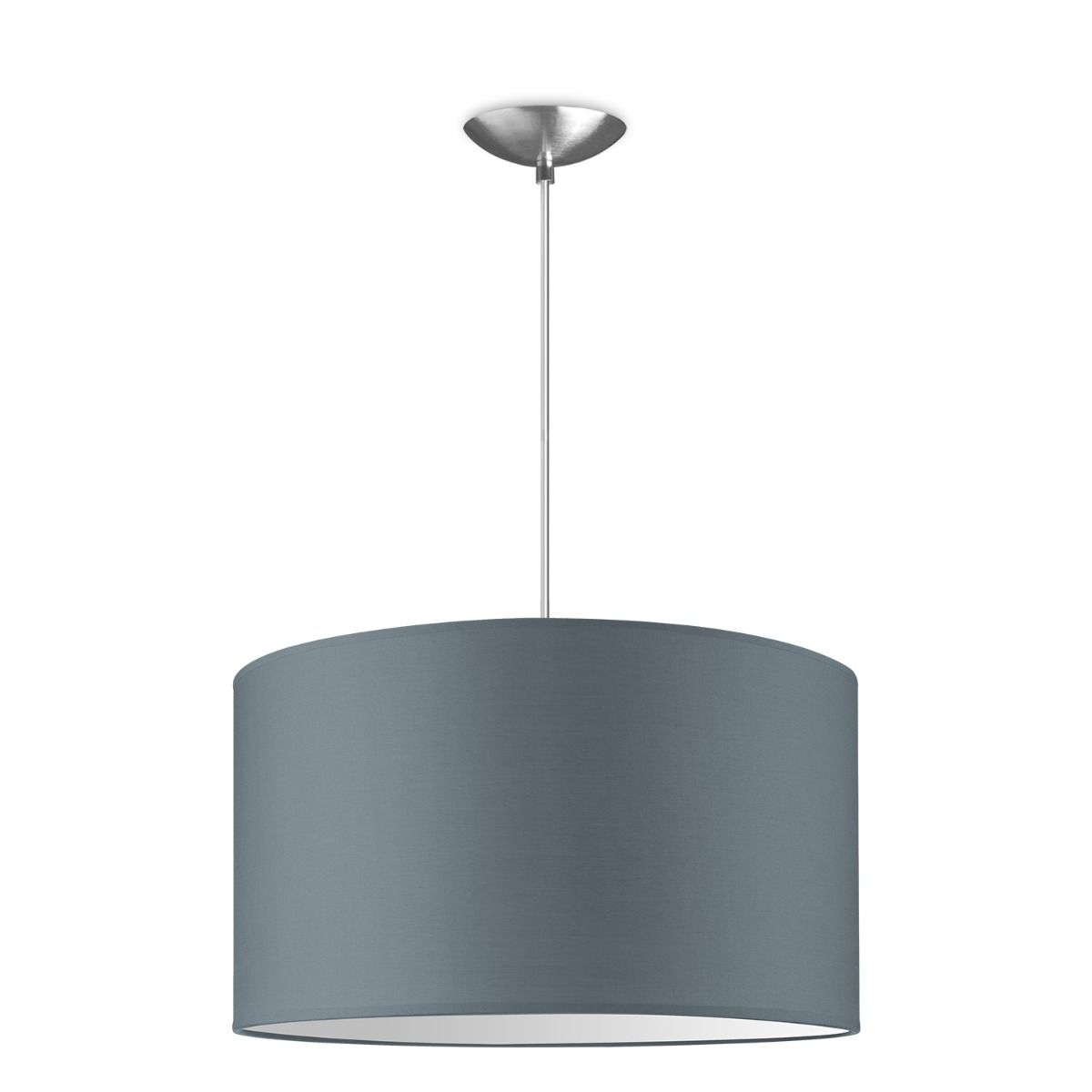 Hanglamp Basic Bling – Lichtgrijze Elegantie met 40 cm Diameter