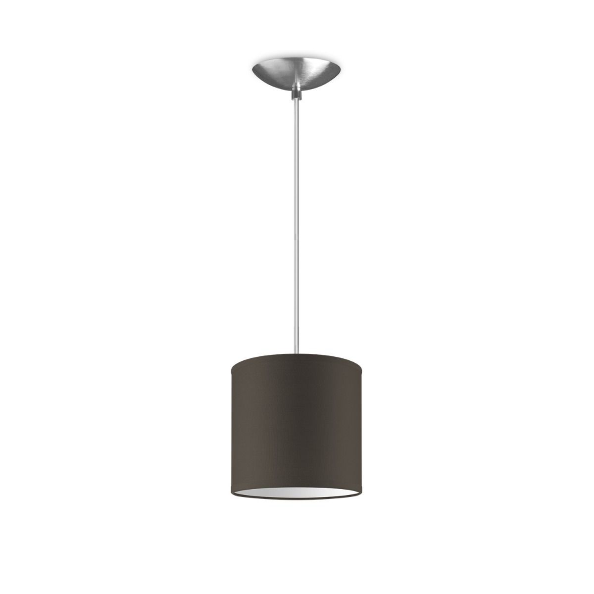 Hanglamp Basic Bling Ø 16 cm – Taupe, verstelbaar & compact