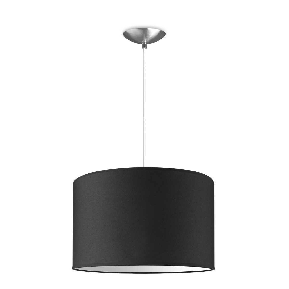 Hanglamp Basic Bling – Strakke Zwarte Accentlamp met Flexibele Hoogte Ø 35 cm