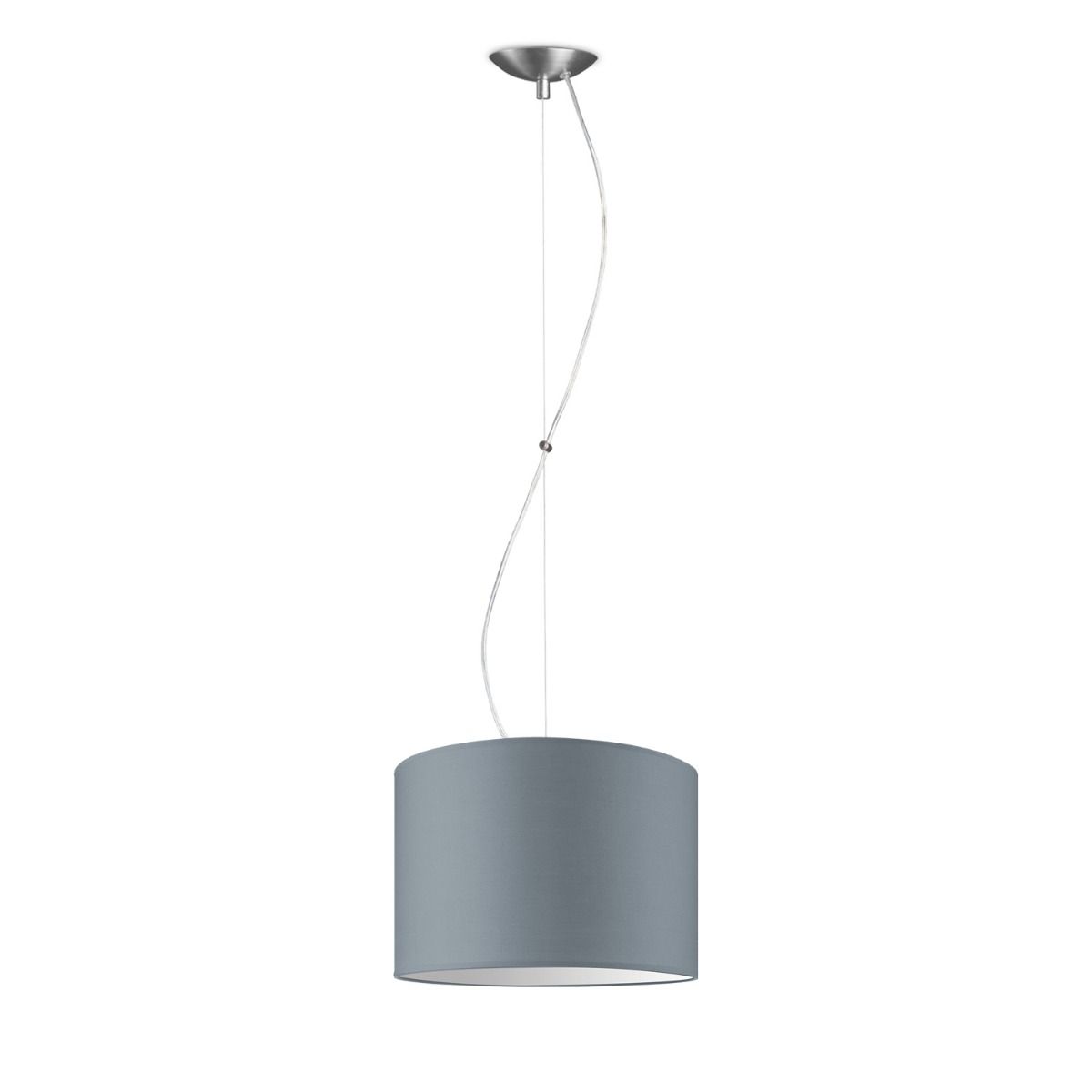 Hanglamp Basic Deluxe Bling Ø 30 cm – Lichtgrijze Elegantie voor elk Interieur