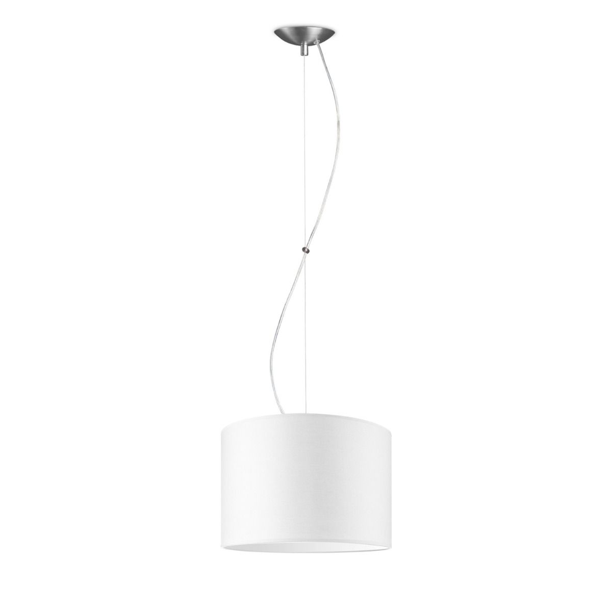 Hanglamp Basic Deluxe Bling Ø 30 cm – Stralend Wit