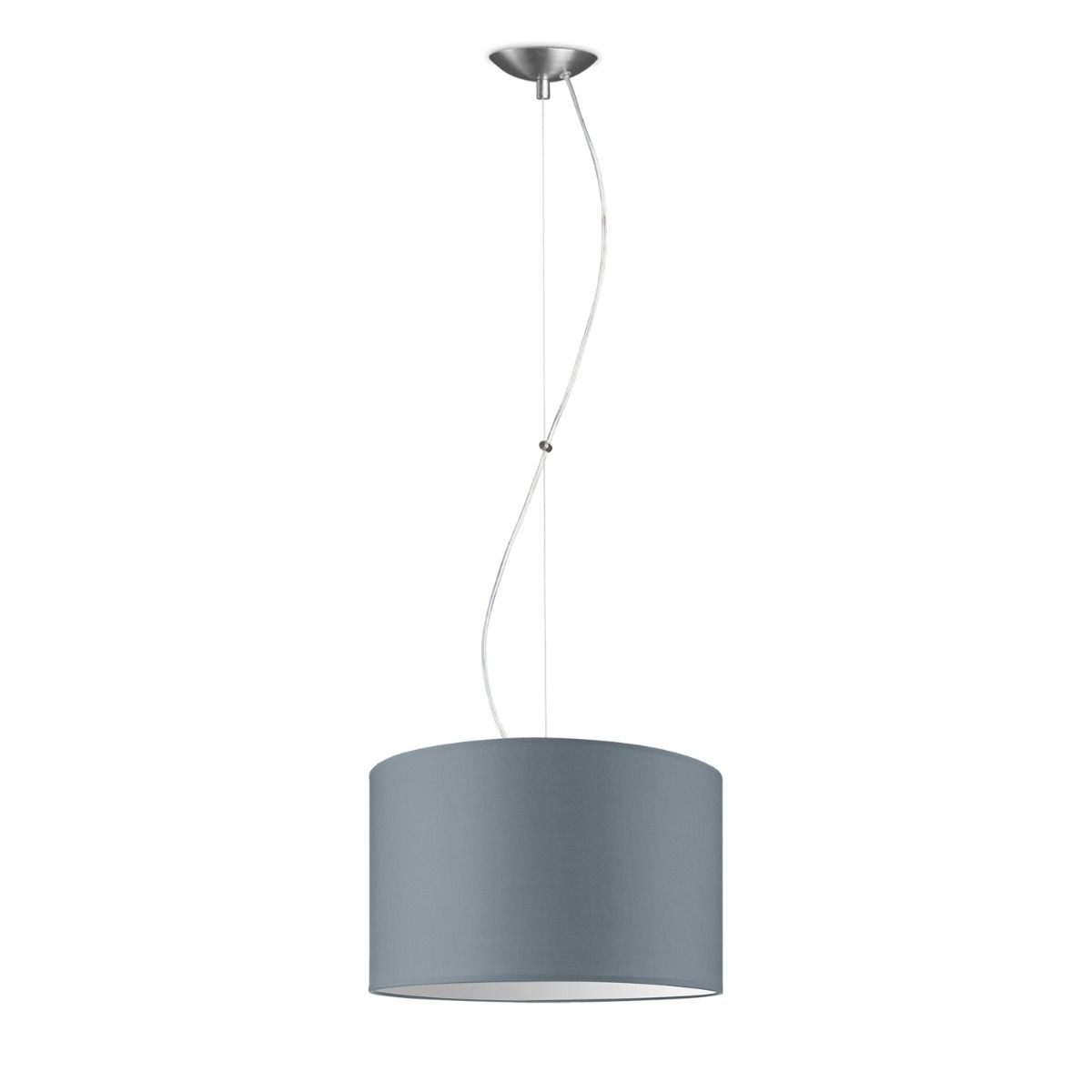Hanglamp Basic Deluxe Bling Ø 35 cm – Lichtgrijs, stijlvol en functioneel