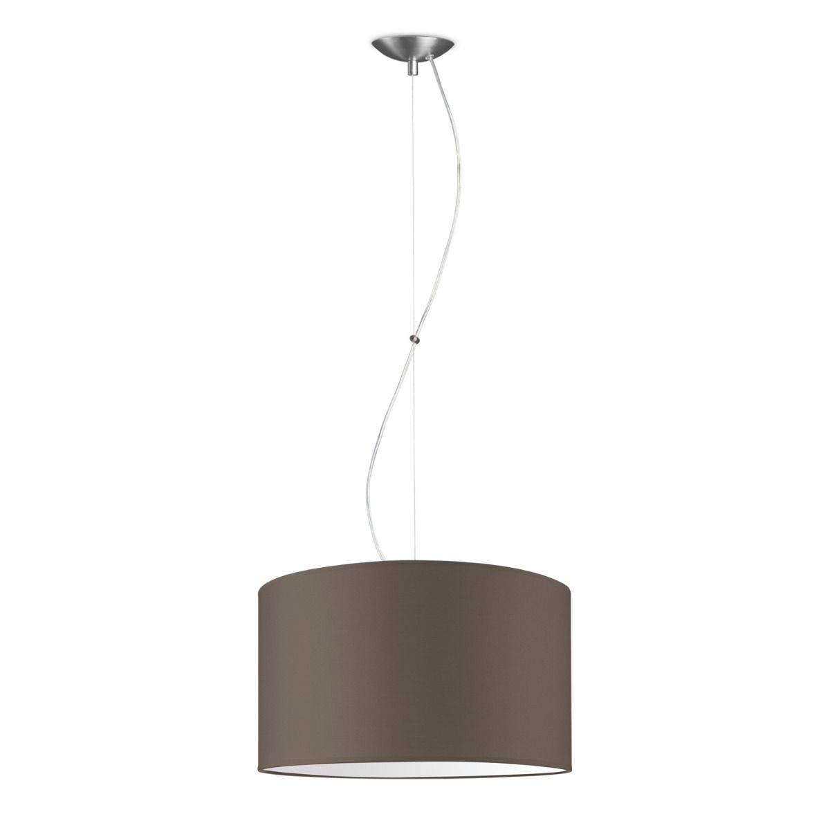 Hanglamp Basic Deluxe Bling Ø 40 cm – Taupe, natuurlijke charme voor elk interieur