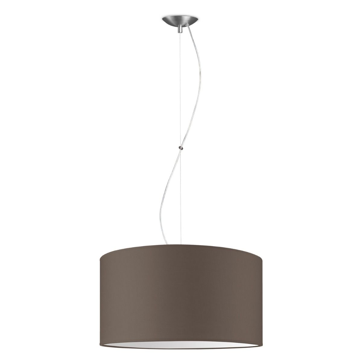 Hanglamp Basic Deluxe Bling Ø 50 cm – Taupe: Moderne Landelijke Sfeer