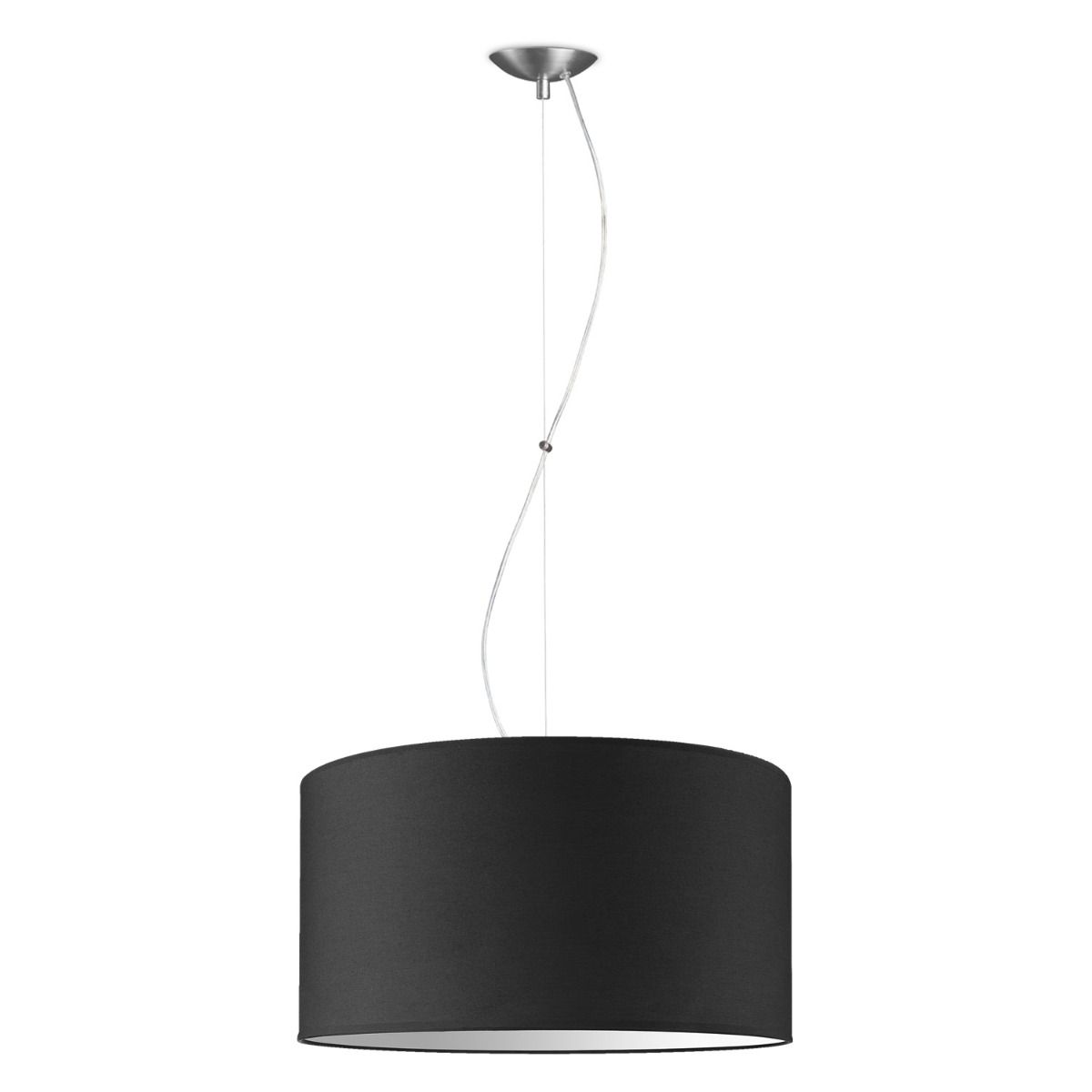 Hanglamp Basic Deluxe Bling Ø 50 cm – Zwart, modern en sfeervol
