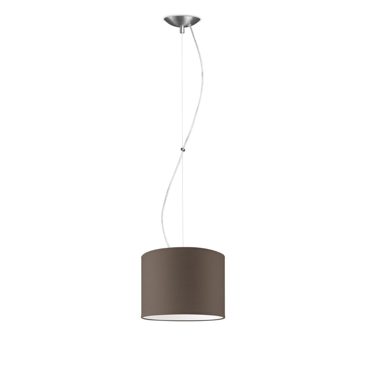 Hanglamp Basic Deluxe Bling – Taupe 25 cm, moderne landelijke sfeer