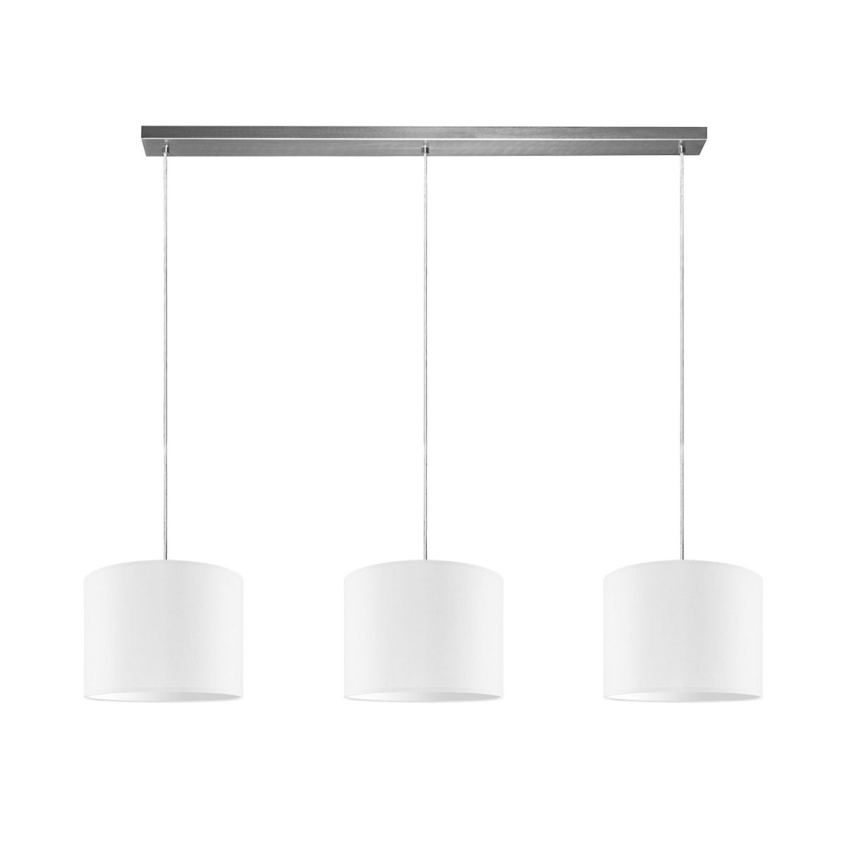 Hanglamp Beam 3 Bling Ø 25 cm – wit: luxe licht voor eetkamer en woonkamer