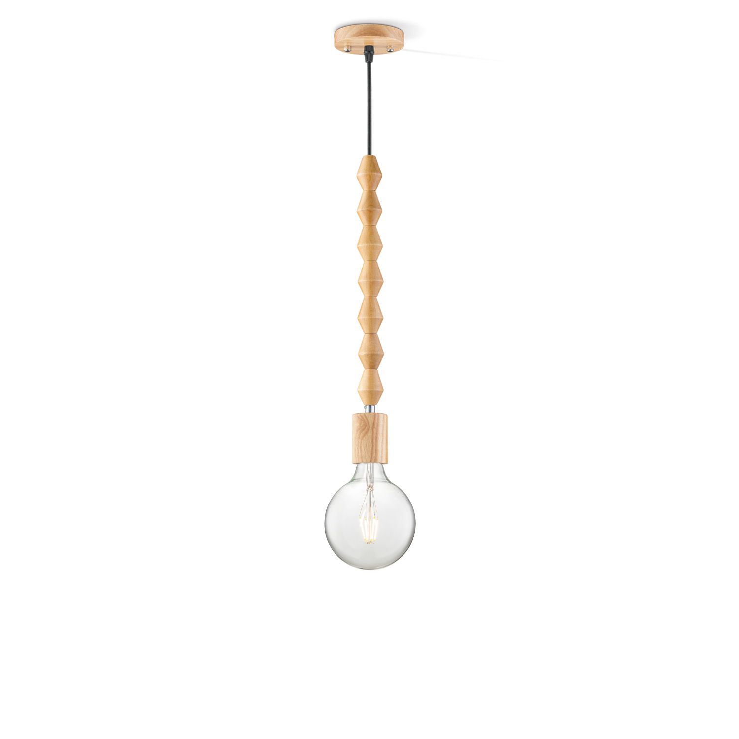 Hanglamp Dana van Home Sweet Home – Houten pendellamp met warme uitstraling