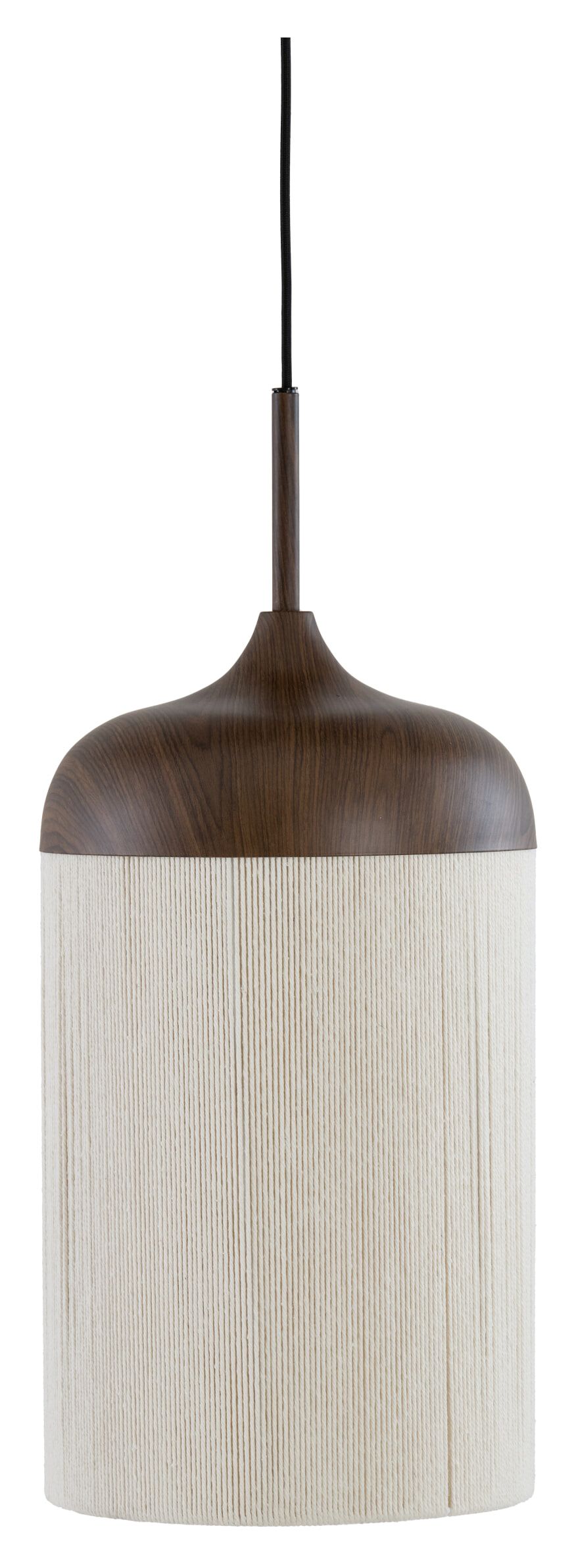 Hanglamp Dania van Light & Living – Houtlook, Donkerbruin, 28 cm