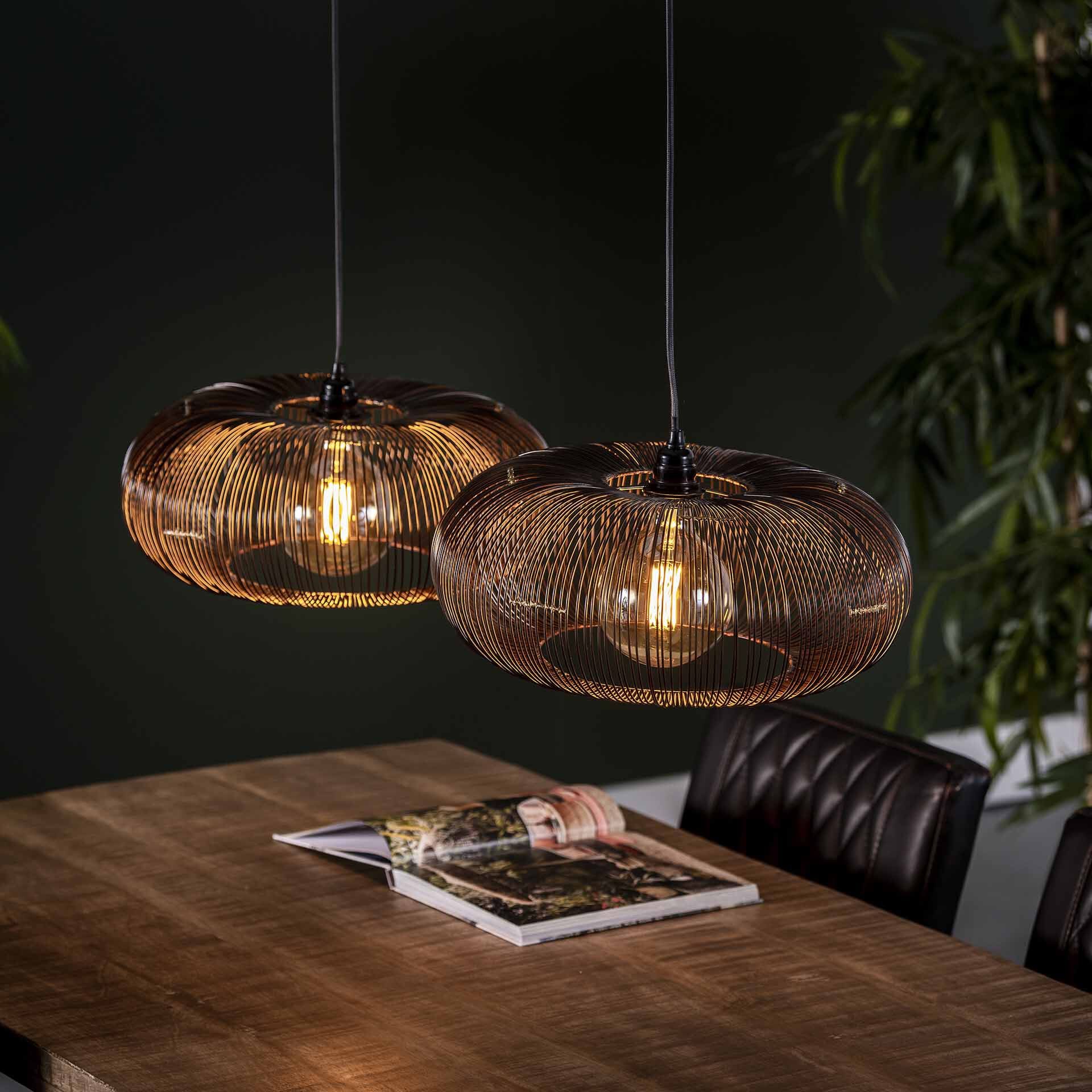 Hanglamp Mallory Ø43 cm – Industriële charme voor elke eetkamer